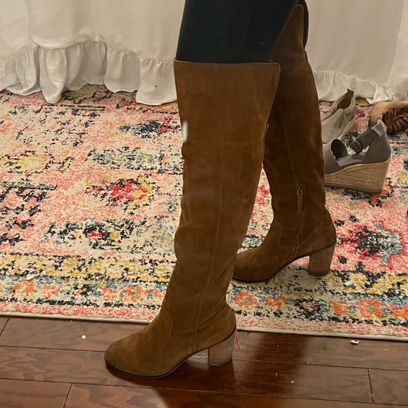 Steve Madden Palisade Brown Knee High Boot - Picture 1 of 9